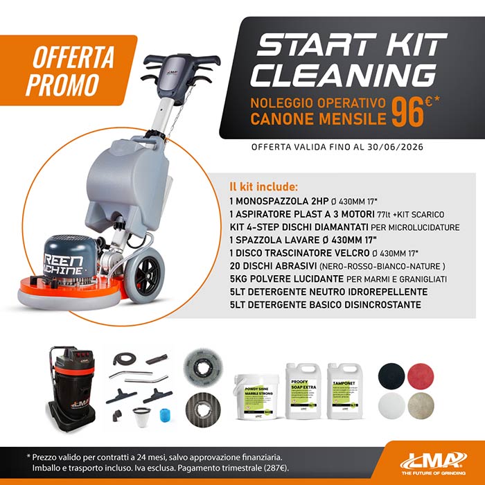Start Kit Cleaning - Noleggio a 96 euro